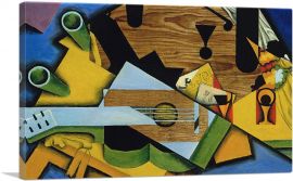 Still Life With Guitar 1913-1-Panel-26x18x1.5 Thick