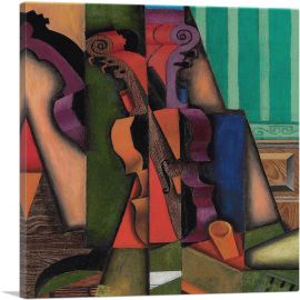 Violin And Guitar 1913-1-Panel-18x18x1.5 Thick