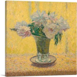 Vase Of Flowers-1-Panel-18x18x1.5 Thick