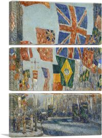 Avenue of the Allies - Great Britain 1918-3-Panels-60x40x1.5 Thick