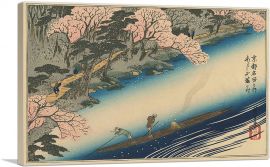 Cherry Blossoms in Full Bloom at Arashiyama-1-Panel-26x18x1.5 Thick
