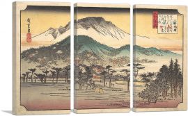 Evening Bell at Mii Temple-3-Panels-90x60x1.5 Thick