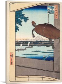 Mannen Bridge - Fukagawa 1857-1-Panel-12x8x.75 Thick