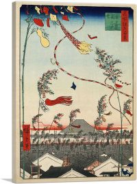 The City Flourishing - Tanabata Festival  1857-1-Panel-26x18x1.5 Thick
