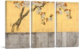 Blossoming Cherry Trees-3-Panels-90x60x1.5 Thick