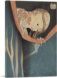 Hyaku Monogatari Kohada Koheiji 1831-1-Panel-26x18x1.5 Thick