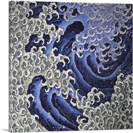 Masculine Wave-1-Panel-18x18x1.5 Thick