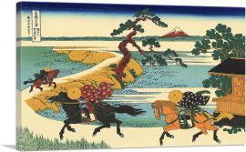 The Fields of Sekiya by the Sumida River 1823-1-Panel-12x8x.75 Thick