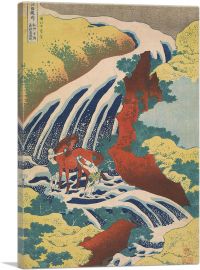 Yoshitsune Falls 1833-1-Panel-40x26x1.5 Thick
