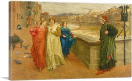 Dante And Beatrice-1-Panel-12x8x.75 Thick