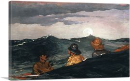 Kissing the Moon 1904-1-Panel-12x8x.75 Thick