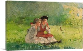 Listening to the Birds 1879-1-Panel-40x26x1.5 Thick