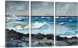 Shore and Surf - Nassau 1899-3-Panels-60x40x1.5 Thick
