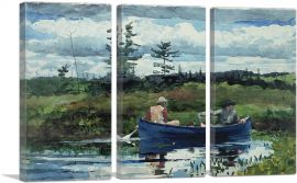 The Blue Boat 1892-3-Panels-60x40x1.5 Thick