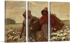 The Cotton Pickers 1876-3-Panels-90x60x1.5 Thick
