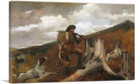 A Huntsman and Dogs 1891-1-Panel-40x26x1.5 Thick