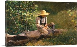The Whittling Boy 1873-1-Panel-18x12x1.5 Thick