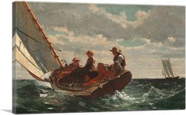 Breezing Up - A Fair Wind 1876-1-Panel-18x12x1.5 Thick