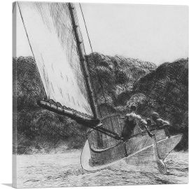 The Cat Boat 1922-1-Panel-12x12x1.5 Thick