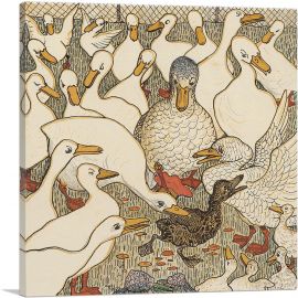 Illustration From The Ugly Duckling-1-Panel-36x36x1.5 Thick