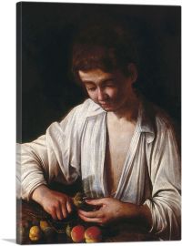 Boy Peeling Fruit 1592