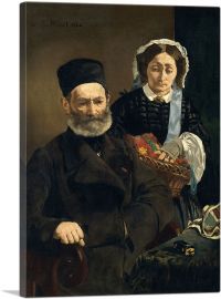 Portrait of Mr. and Mrs. Auguste Manet 1860