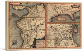 Map of the Americas 1584