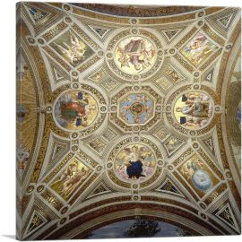 Ceiling Done by Raphael - Stanza della Segnatura