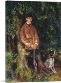 Alfred Berard And His Dog 1881