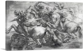 The Battle of Anghiari after Leonardo Da Vinci