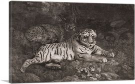 A Tiger and a Sleeping Leopard 1788