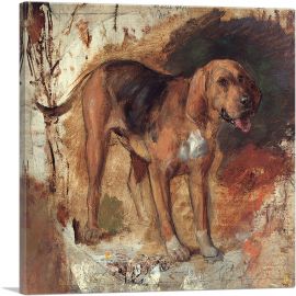 Study of a Bloodhound 1848-1-Panel-36x36x1.5 Thick