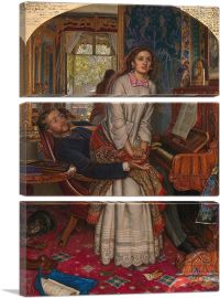 The Awakening Conscience 1853-3-Panels-90x60x1.5 Thick