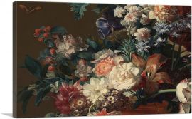 Vase Of Flowers 1722 Detail-1-Panel-40x26x1.5 Thick