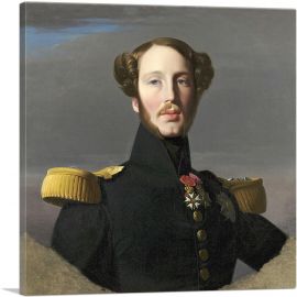 Portrait Of Ferdinand Philippe Duke Of Orleans 1844-1-Panel-26x26x.75 Thick