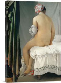The Bather Called Baigneuse Valpincon 1808-1-Panel-60x40x1.5 Thick