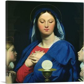 The Virgin Of The Host 1866-1-Panel-12x12x1.5 Thick