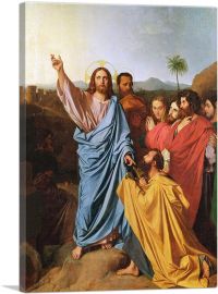 Jesus Returning The Keys To St. Peter 1820-1-Panel-40x26x1.5 Thick