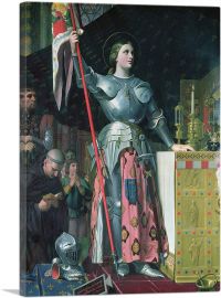 Joan Of Arc At the Coronation Of King Charles VII 1429-1-Panel-12x8x.75 Thick