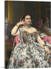 Madame  Moitessier 1856-1-Panel-40x26x1.5 Thick
