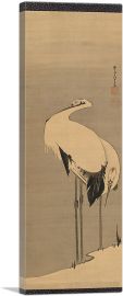 Two Cranes-1-Panel-36x12x1.5 Thick