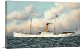 The Steam Ship S.S. Anselm Outward Bound-1-Panel-12x8x.75 Thick