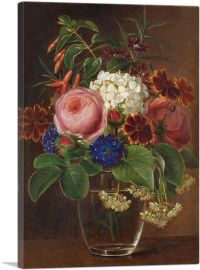 Still Life With Flowers-1-Panel-40x26x1.5 Thick