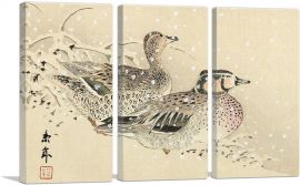 Japanese Woodblock Print 1892-3-Panels-60x40x1.5 Thick