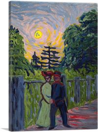 Moonrise - Soldier and Maiden 1905-1-Panel-12x8x.75 Thick
