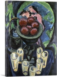 Still Life with Glasses 1912-1-Panel-40x26x1.5 Thick