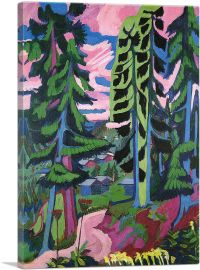 Wildboden Mountains Forest 1928-1-Panel-26x18x1.5 Thick