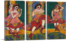 Czardas Dancers 1908-3-Panels-60x40x1.5 Thick