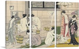 The Bathhouse Women 1790-3-Panels-90x60x1.5 Thick