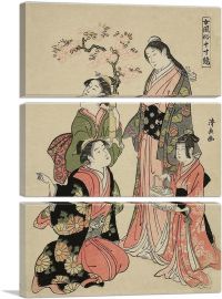 A Noble Young Lady-3-Panels-90x60x1.5 Thick